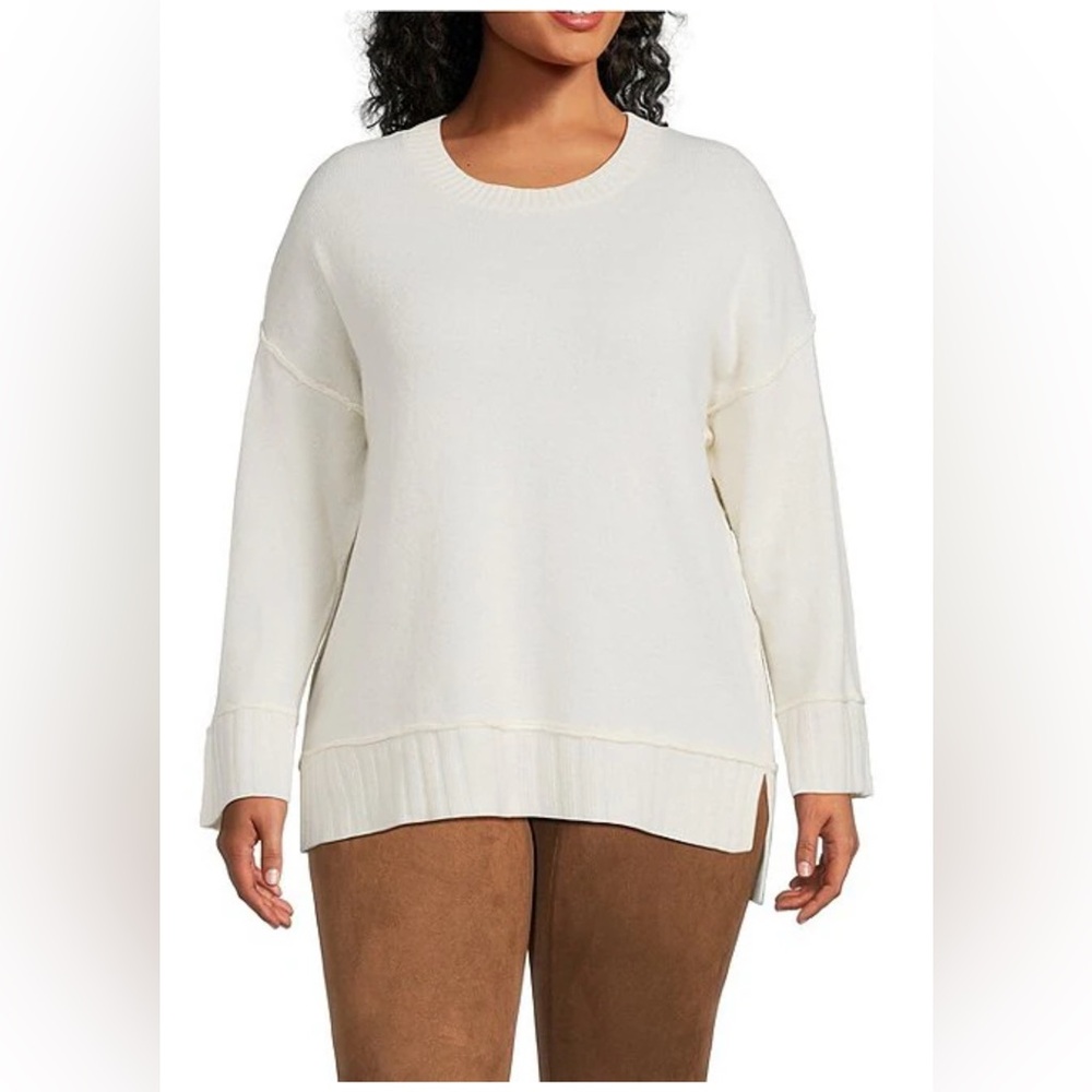 Women's Westbound cream Sweater size 3x NWT